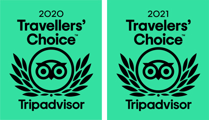 Certificato di eccellenza TripAdvisor 2020 e 2021